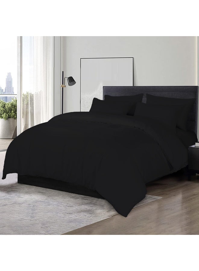 Siesta Zen Microfiber Duvet Cover Set (1 Cover + 2 Pillowcases) – Ultra Soft, Wrinkle-Resistant, Breathable & Lightweight –  Button Closure – Machine Washable Bedding Set - Image 1